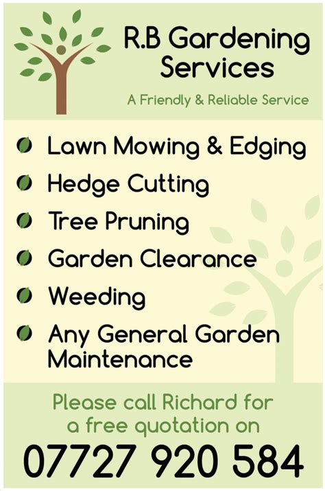RB Gardening Services